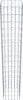 Gabionensäule eckig 27  cm x 27  cm, 160 cm Höhe, MW 5 cm x Produktbild-Vorschau 4