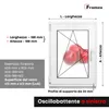 Finestra Framex per cantina Finestra in PVC Vetro satinato Anteprima dell’immagine prodotto 2