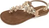 MARCO TOZZI Damen Sandalen Leder Zehentrenner floral Produktbild-Vorschau 20