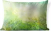 MuchoWow® Outdoor Kissen - Gras - Sommer - Ölfarbe - 50x30 Produktbild-Vorschau 1