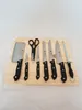 Set 9-tlg Messerset mit Schneidebrett Messer Küchenmesser Produktbild-Vorschau 2