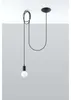 Lampe suspendue EDISON 1 noir 1xE27 15W tissu/acier Voir les images du produit 15