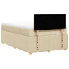 Boxspringbett mit Matratze Creme 120x200 cm Stoff Produktbild-Vorschau 8