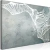 Italienischer Leinwand Leinwandbild - Butterfly Weave (1 Produktbild-Vorschau 1