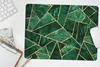 MuchoWow® Mauspad Mousepad Smaragd - Gold - Abstrakt - Produktbild-Vorschau 5