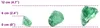 vidaXL Pierres de jardin Vert clair 12 cm Verre Voir les images du produit 8