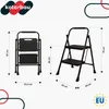 KOTARBAU® Scaletta Pieghevole 2 Gradini Scala in Acciaio a Anteprima dell’immagine prodotto 3