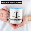 Trendation - Jura Geschenk Tasse mit Spruch für Jurist Produktbild-Vorschau 2
