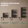 S'AFIELINA Grzejnik Łazienkowy Elektryczny 1050×500 mm 335 Podgląd zdjęcia produktu 2