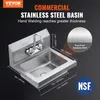 VEVOR Lavamani commerciale con rubinetto, lavabo in acciaio Anteprima dell’immagine prodotto 2