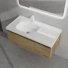 doporro Mobile Bagno Sospeso 100cm, Mobile da Bagno con Anteprima dell’immagine prodotto 2
