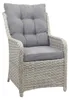 Dining-Gartenstuhl Dublin | Mystic Grau | Rattan | 2er Set Produktbild-Vorschau 1