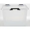 Boîte à charnières 19L transparente avec couvercle Boîte de Voir les images du produit 3
