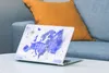 MuchoWow® Laptop Aufkleber Sticker Cover Karte - Lila - Produktbild-Vorschau 4