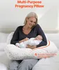 Schwangerschaftskissen Seitenschläferkissen J-förmiges Produktbild-Vorschau 6