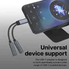 MMOBIEL USB-C auf Dual 3.5mm Kopfhörer Splitter - 32 Bit Produktbild-Vorschau 5