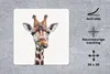 MuchoWow® Mauspad Mousepad Jungen - Giraffe - Tiere - Kopf Produktbild-Vorschau 2