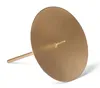 Novaliv 4x Kerzenpick mit Dorn 10cm GOLD Kerzenpick Metall Produktbild-Vorschau 2