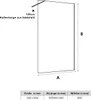 SONNI Duschabtrennung Walk In Dusche 100x200 cm Produktbild-Vorschau 7