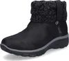 A single black boot with a knitted cuff is shown against a white background. Voir les images du produit
