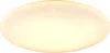 A close-up, front-facing view of a round, illuminated ceiling light with a subtle starry pattern. Produktbild-Vorschau
