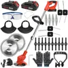 Tosaerba a batteria - Motore brushless da 1800 W, 1500 Anteprima dell’immagine prodotto 1