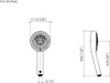 Dornbracht Handbrause Ø 12 cm, 4 Strahlarten Produktbild-Vorschau 6