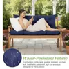 Coussin pour banc de jardin 120 x 100 x 10 cm, coussin Voir les images du produit 5