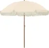 vidaXL Strandparasol Gelb und Weiß 205 x 205 x 210 cm Produktbild-Vorschau 7