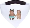 Mr. & Mrs. Panda Halstuch Bär Freundin - Weiß - Geschenk, Produktbild-Vorschau 1