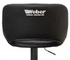 Weber Barhocker schwarz, höhenverstellbar, ergonomische Produktbild-Vorschau 3