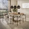 Villa Möbel Esstisch Wave dänisch oval aus Mangoholz 180 x Produktbild-Vorschau 4