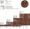 10 x proutěný lem záhonu BOGATECO | 60 cm dlouhý a 30 cm Náhled obrázku produktu 1