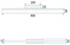 Wandlampe Rea App1847-1W Led 80Cm Chrom Produktbild-Vorschau 9