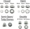 connexx Click Domes 8 mm closed 6er Blister Weiß Produktbild-Vorschau 4