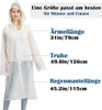 2 Stück Regenmantel Durchsichtiger Regenponcho für Damen Produktbild-Vorschau 2