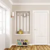 Scaffale per scarpe Relaxdays in legno, modello stretto a 2 Anteprima dell’immagine prodotto 5