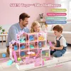 275pcs Puppenhaus Puppenhaus Bausatz DIY Puppenhaus Tragbar Produktbild-Vorschau 10