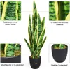 COSTWAY sztuczna roślina Sansevieria, sztuczny wąż 90 cm, Podgląd zdjęcia produktu 3