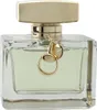 Luxuriöser Gucci Première Flakon, 30 ml, aus klarem Glas mit goldener Kappe und auffälligem, goldfarbenem Ringanhänger am Hals. Produktbild-Vorschau
