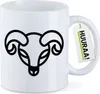 Huuraa Kaffeetasse Widder Sternzeichen Symbol 330ml Weiß Produktbild-Vorschau 1