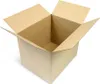 An empty, open cardboard box. Produktbild-Vorschau