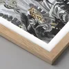 Gerahmtes Poster - Rahmen in heller Eiche - Dschungel Tiere Produktbild-Vorschau 2