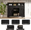 OKWISH Îlot de Cuisine Mobile - Desserte de Cuisine avec Voir les images du produit 6