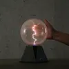 Plasmakugel - orangene Blitz-Show - Automatikbetrieb oder Musiksteuerung - Kugel Durchmesser: 15cm Produktbild-Vorschau