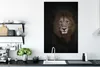 MuchoWow® Poster Löwe - Schatten - Wild 80x120 cm - Produktbild-Vorschau 3