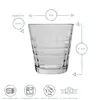 Duralex Trinkglas Prisma, 220 ml, 6 Stück Produktbild-Vorschau 3