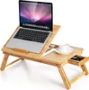 COSTWAY Bambus Laptoptisch klappbar, Notebooktisch Produktbild-Vorschau 1
