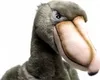 Close-up of a stuffed shoebill stork toy against a white background. Náhled obrázku produktu
