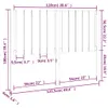 vidaXL Kopfteil 125,5x4x100 cm Massivholz Kiefer -  Kopf- & Produktbild-Vorschau 7
